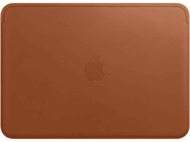 Funda portátil - Apple Leather Sleeve MQG12ZM/A, para portátil 12", Piel, marrón caramelo