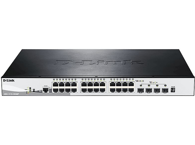 D-Link DGS-1510-28XMP Gestionado L2/L3 Gigabit Ethernet (10/100/1000) Energía sobre Ethernet (PoE)