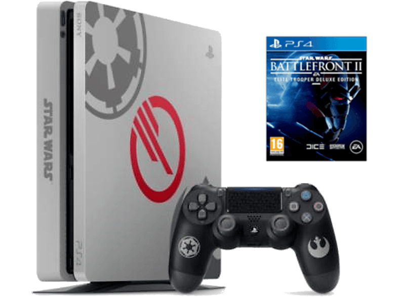 Pack Sony PS4 Slim Edición Especial + Star Wars Battlefront 2 Elite Trooper Deluxe Edition