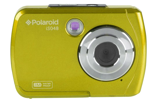 Cámara acuática - Polaroid iS048, 16 MP, LCD, 2.4", Sumergible, Amarillo