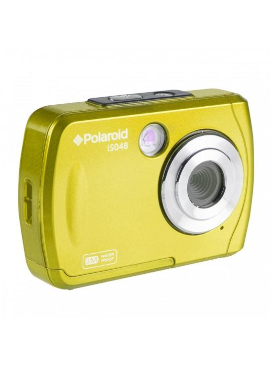 Cámara acuática - Polaroid iS048, 16 MP, LCD, 2.4", Sumergible, Amarillo