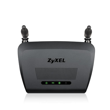 ZyXEL NBG-418N v2 Wifi Ethernet Negro