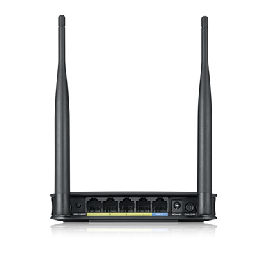 ZyXEL NBG-418N v2 Wifi Ethernet Negro
