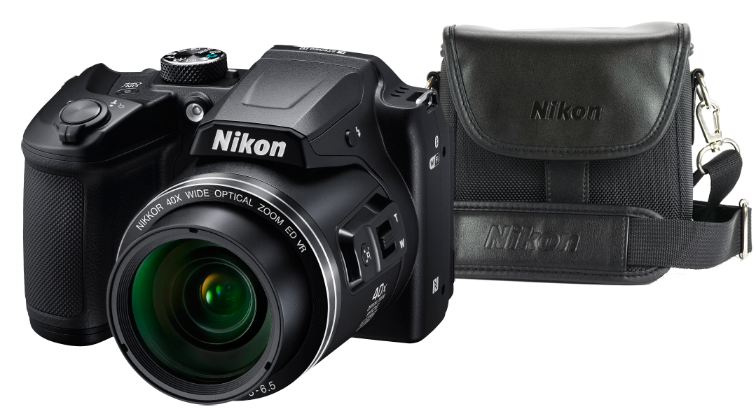 Cámara bridge - Nikon Coolpix B500, Sensor CMOS, 16 MP, Vídeo Full HD, Zoom óptico 40x, Wi-Fi,