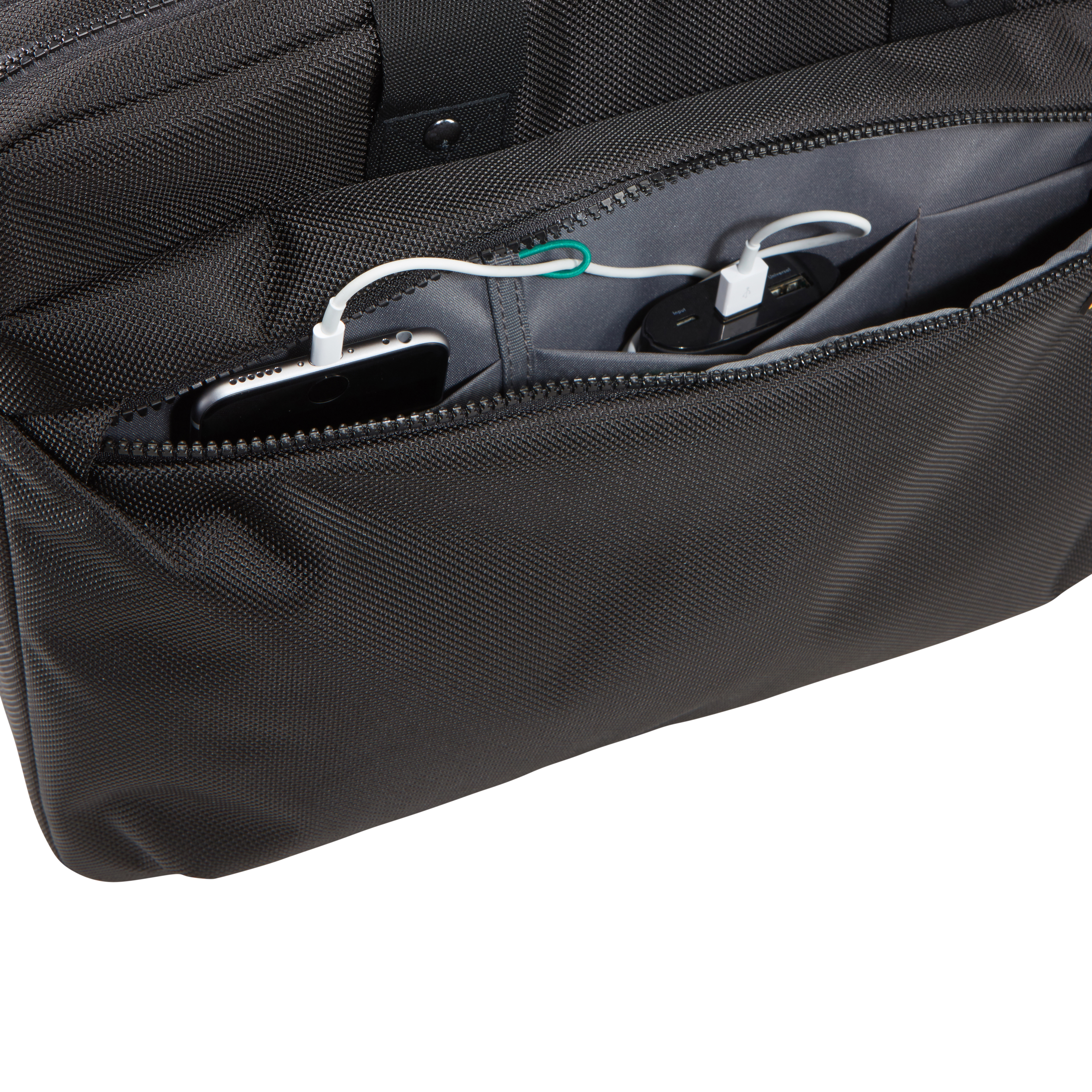 Maletín para portátil - Case Logic Bryker Laptop bag, Compartimento para Apple iPad, Negro