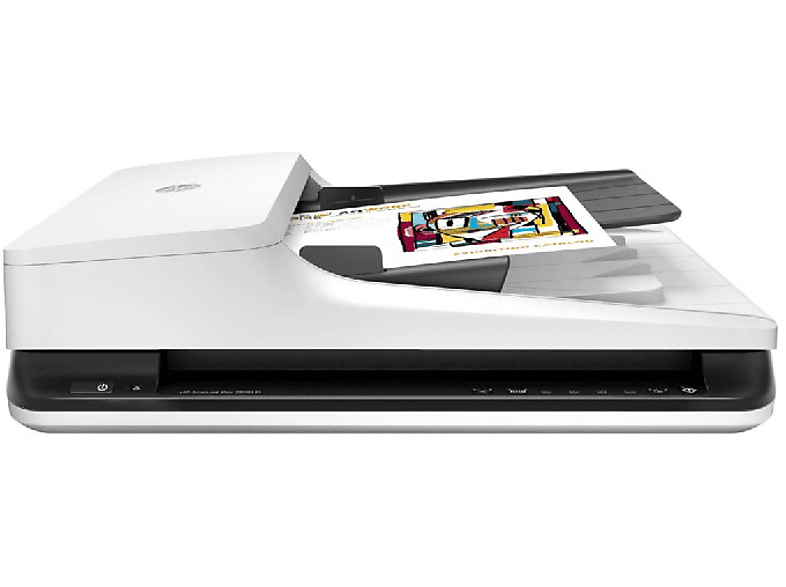 Scanner Hp Scanjet pro 2500 f1 superficie plana doble cara 40 ipm 1200 ppp 64 mb usb con alimentador de hojas 2.0 20 2500f1 l2747ab19 a4