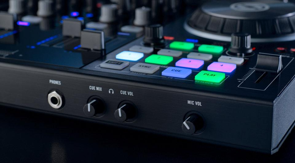 Controladora DJ - Native Instruments KONTROL S4 MKII, 4 canales, software Traktor Pro 2, compatible