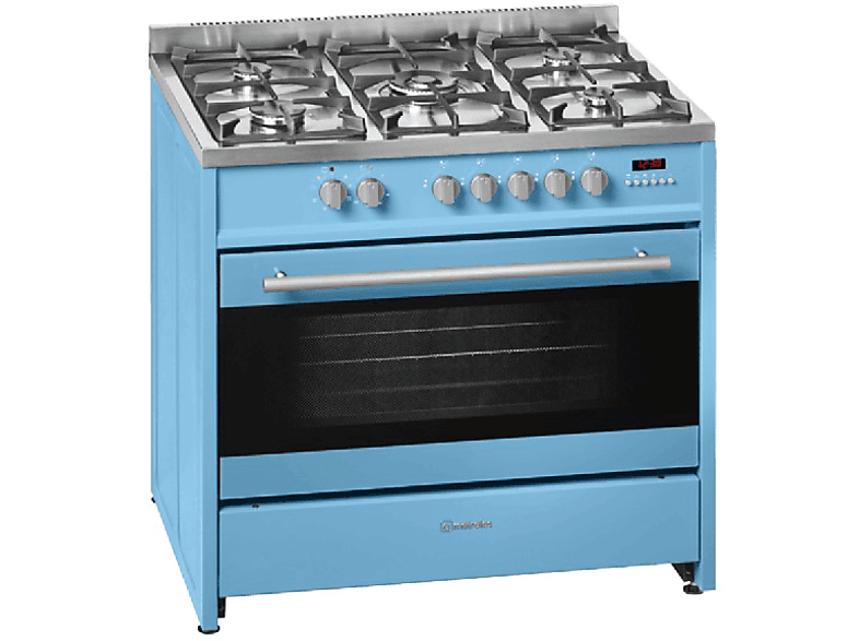 Cocina Meireles 911 pb encimera gas butanopropano horno eléctrico multifuncional azul 121 e911pb 5 90