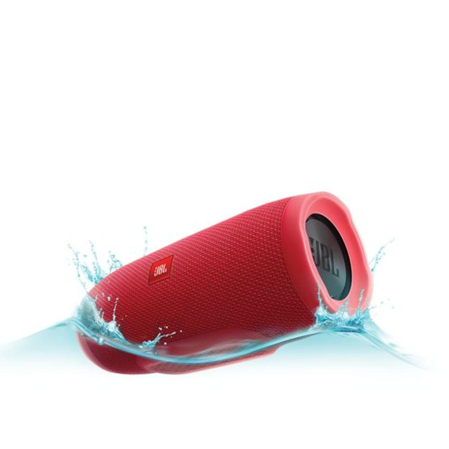 Altavoz inalámbrico - JBL Charge 3, Bluetooth, Resistente al agua, Rojo
