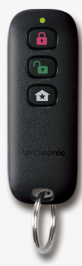 Control remoto - Panasonic KX-HNK102EX2, Control activación y desactivación, Negro, domótica