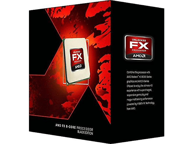 AMD FX 8320 3.5GHz 1MB L2 Caja procesador