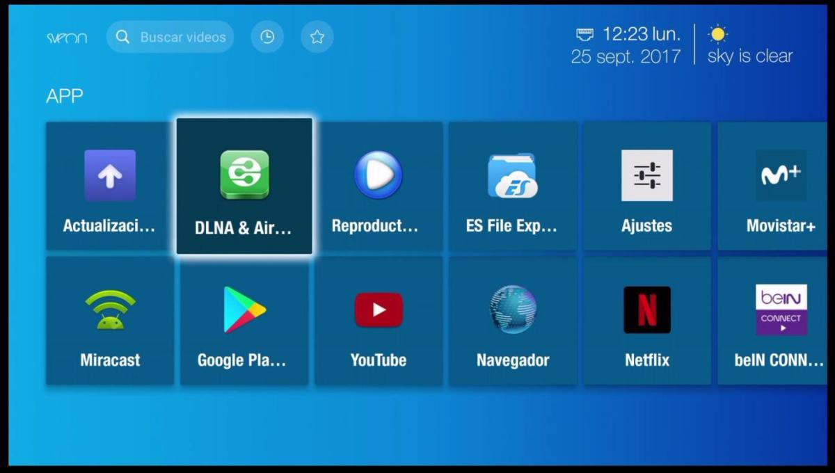 Reproductor multimedia - Sveon SBX602, Android TV, 4K, WiFi, Bluetooth, Quad Core, 2 GB RAM, Negro