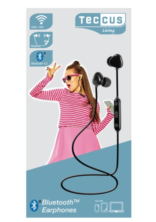 Auriculares inalámbricos - Vivanco Teccus Sr Air2 Dentro De Oído, Binaurale, Inalámbrico, Negro