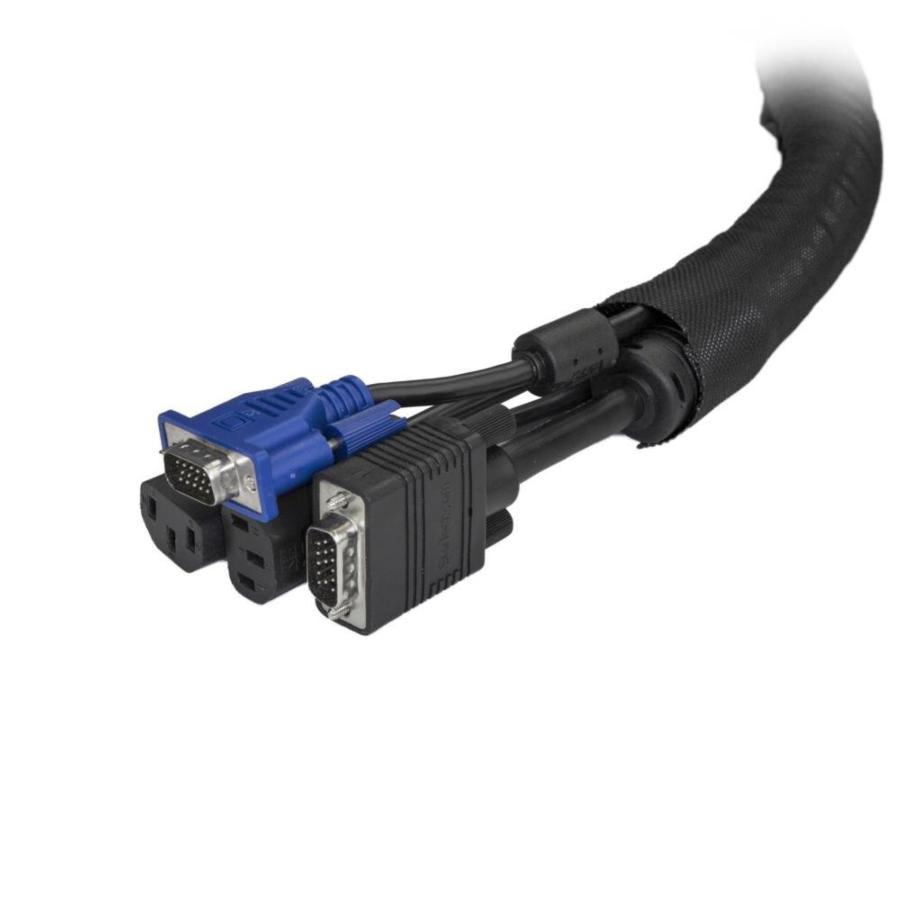 Manga - StarTech.com WKSTNCM Manga Cubierta Organizador 2m para Gestion de Cableado