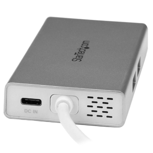 Docking Station - StarTech.com DKT30CHPDW Adaptador USB-C Multifuncion Blanco HDMI Red para Portatil