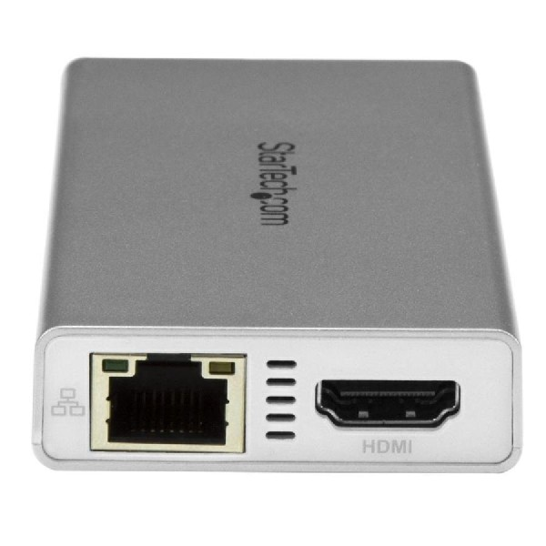 Docking Station - StarTech.com DKT30CHPDW Adaptador USB-C Multifuncion Blanco HDMI Red para Portatil