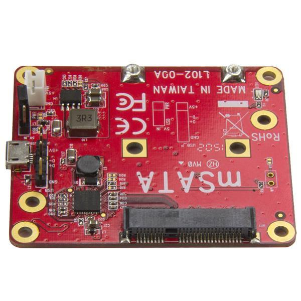 Adaptador - StarTech.com PIB2MS1 Adaptador USB a mSATA para Raspberry Pi Conversor