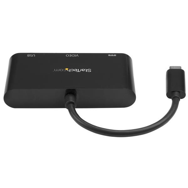 Docking Station - StarTech.com CDP2VGAUACP Adaptador Multifunción USB-C a VGA con Entrega de Potenci