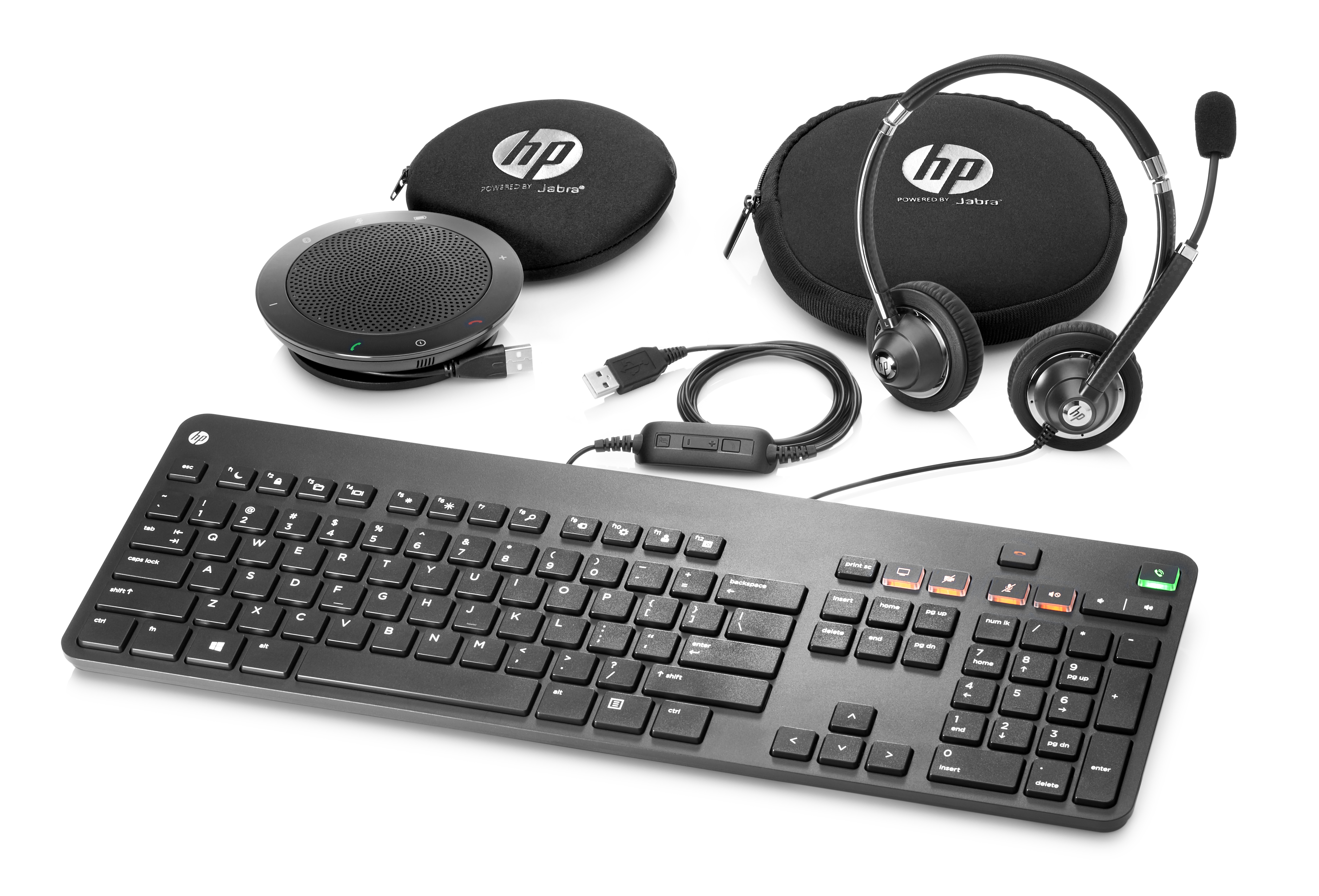 Teclado - HP K8P74AA, USB, QWERTY, Inglés