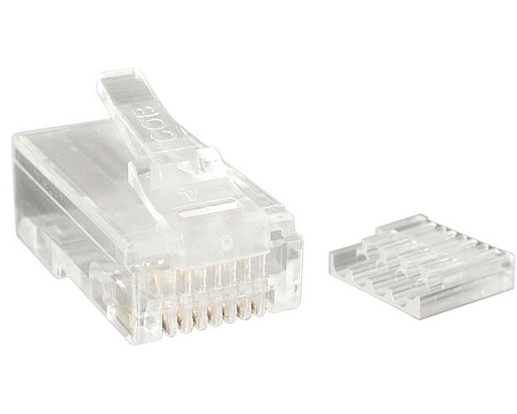 Conectores RJ45 - StarTech.com CRJ45C6STR50 Paquete 50 Unidades Conectores RJ45 Cat6 Modular