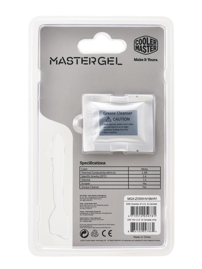 Pasta térmica - MasterGel 1.85W/m·K