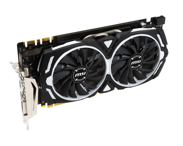 Tarjeta gráfica - MSI GeForce GTX 1070 Armor OC 8GB GDDR5