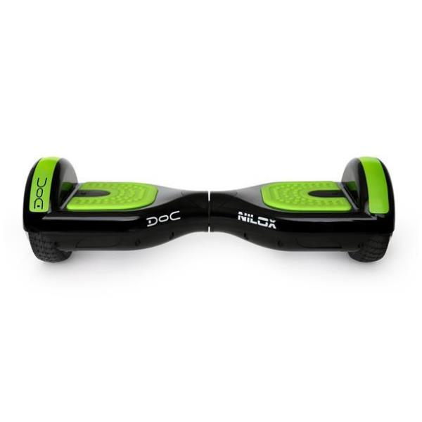 Hoverboard - Nilox Doc Hoverboard BLACK 6.5 + BOLSA, Luces Leds, Negro