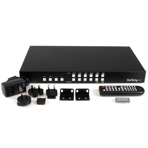 Switch HDMI - StarTech.com VS421HDPIP Switch Conmutador HDMI 4 Puertos Multivisor PAP