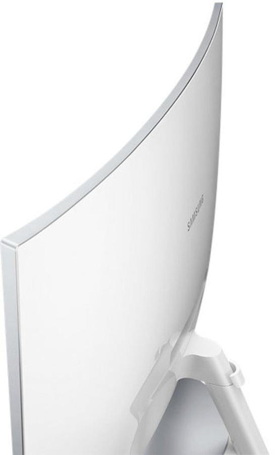 Monitor - Samsung C27F591FDU, 27 pulgadas, FullHD, Curvo, Altavoces, plateado
