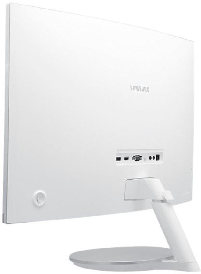 Monitor - Samsung C27F591FDU, 27 pulgadas, FullHD, Curvo, Altavoces, plateado