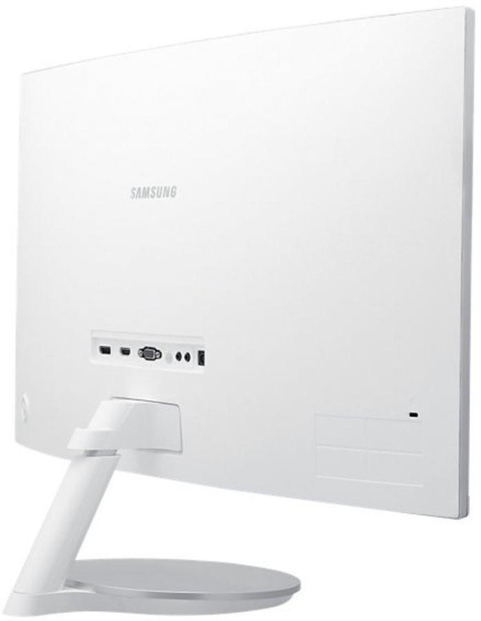 Monitor - Samsung C27F591FDU, 27 pulgadas, FullHD, Curvo, Altavoces, plateado