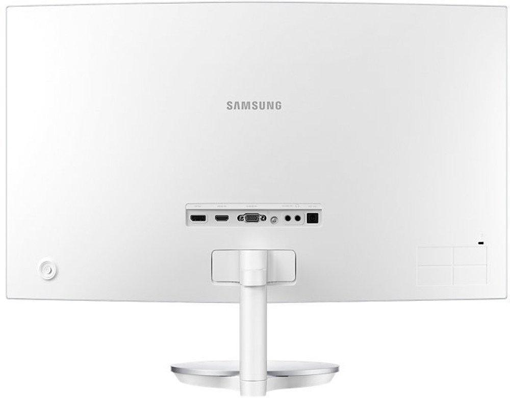 Monitor - Samsung C27F591FDU, 27 pulgadas, FullHD, Curvo, Altavoces, plateado