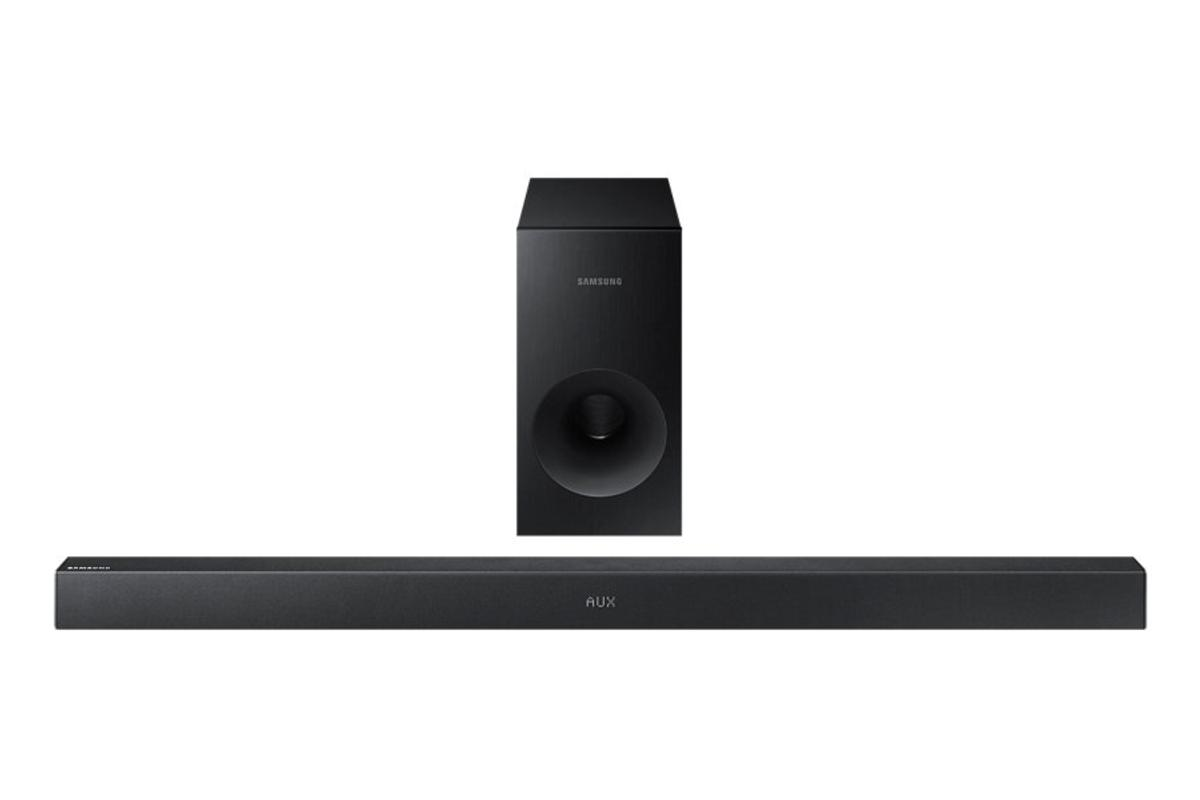 Barra de sonido - Samsung HW-K360/ZF, 2.1, Subwoofer Inalámbrico, Bluetooth PowerOn