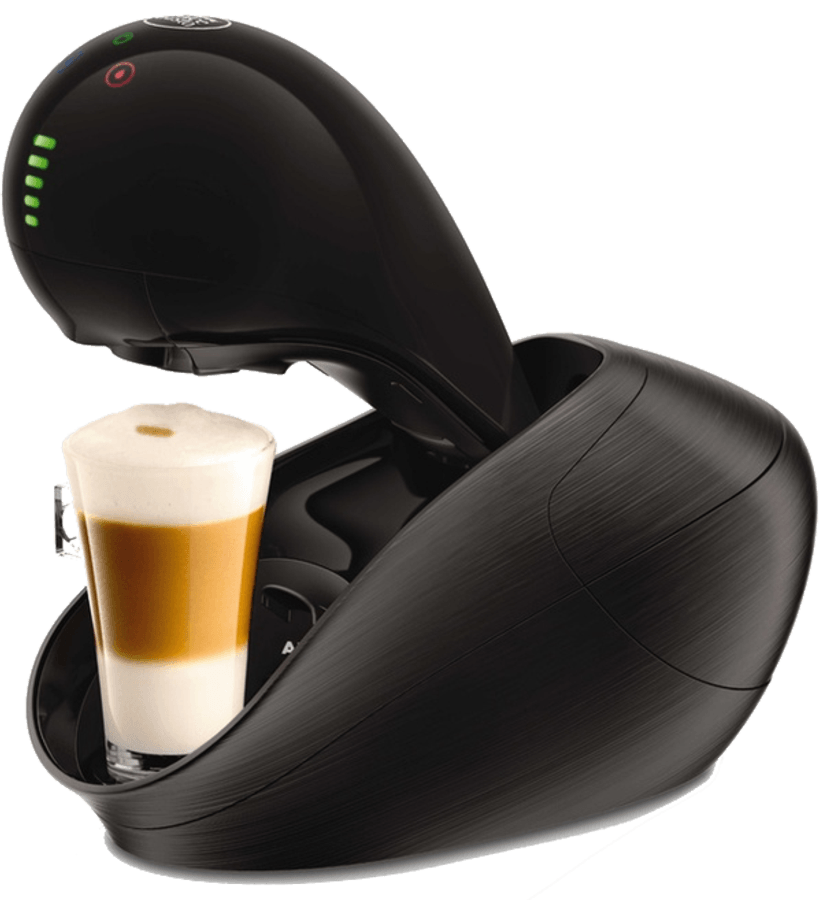 Cafetera de cápsulas - Krups Nescafé Dolce Gusto KP 6008 Movenza, Potencia 1500W, Negro
