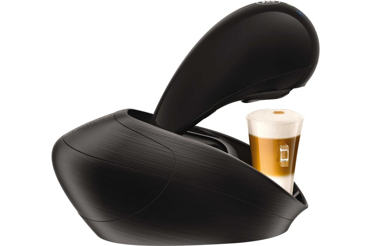 Cafetera de cápsulas - Krups Nescafé Dolce Gusto KP 6008 Movenza, Potencia 1500W, Negro