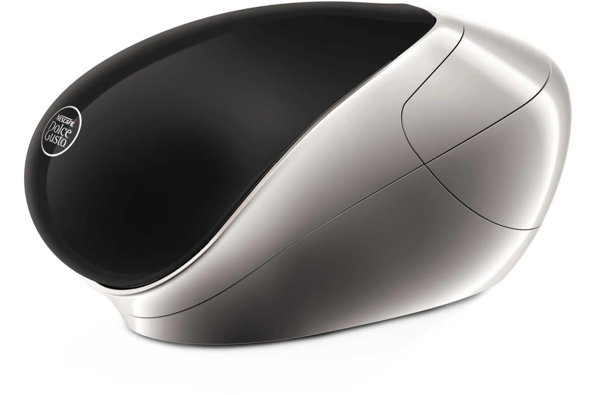 Cafetera de cápsulas - Krups Nescafé Dolce Gusto KP 6008 Movenza, Potencia 1500W, Plata