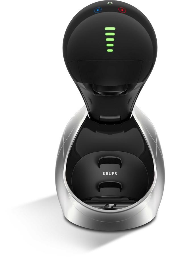 Cafetera de cápsulas - Krups Nescafé Dolce Gusto KP 6008 Movenza, Potencia 1500W, Plata
