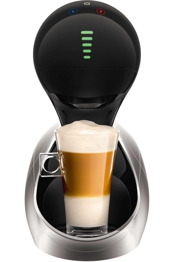 Cafetera de cápsulas - Krups Nescafé Dolce Gusto KP 6008 Movenza, Potencia 1500W, Plata