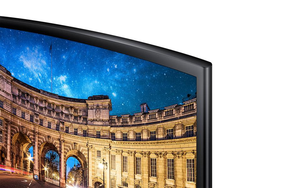 Monitor - Samsung LC27F396, 27", Curvo1800R, Full HD, 250 Cd/M2, Negro