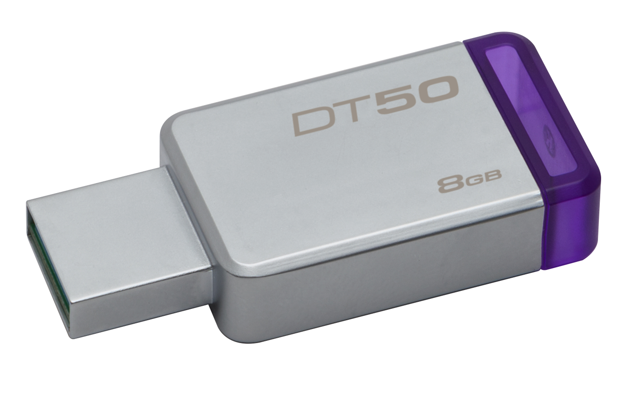 KINGSTON 8GB USB 3.1 Gen1(USB3.0) DataTravel 50 (Metal/Mor) DT50/8GB USB Bellek