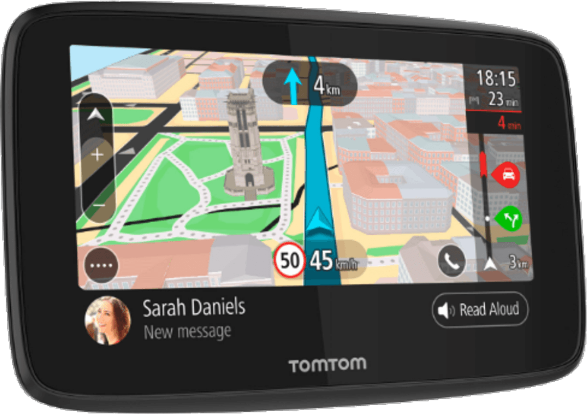 GPS - TomTom GO 5200, Pantalla de 5", Mapa Mundial, 1 hora, Bluetooth