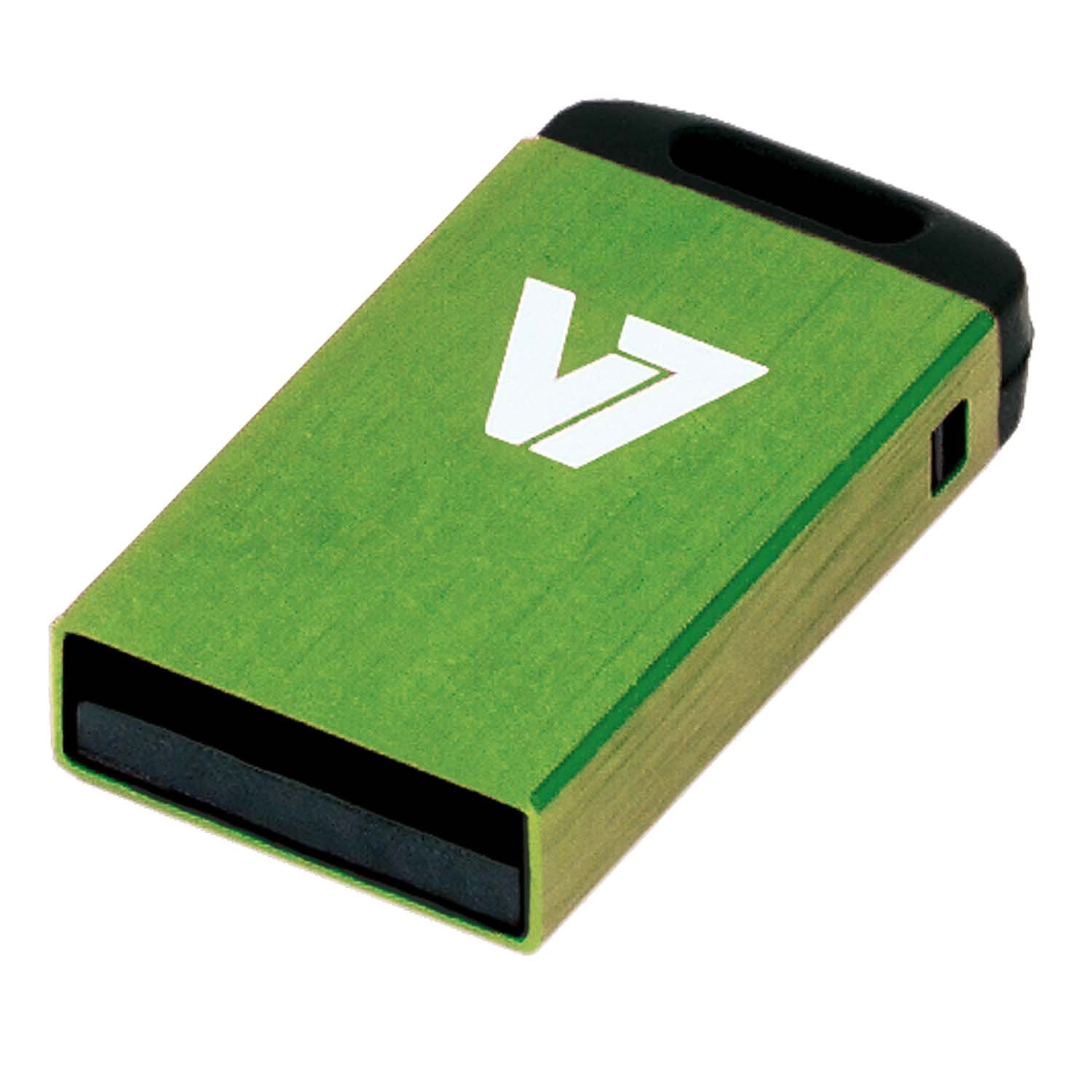 V7 Unidad de memoria flash USB 2.0 nano 32 GB, verde unidad flash USB