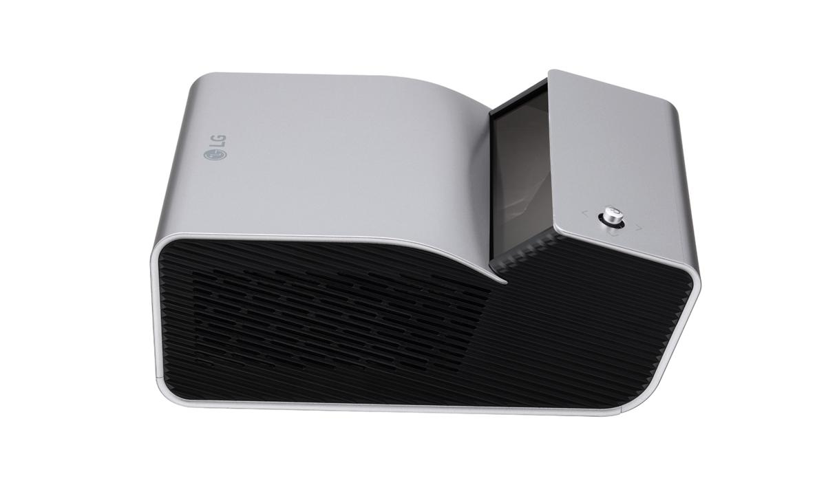 Proyector - LG PH450UG, 450 lúmenes, 80", LED, HD Ready, Miracast