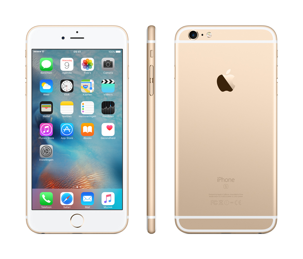 Apple iPhone 6S Plus, 5.5", 32 GB, Red 4G, Dorado