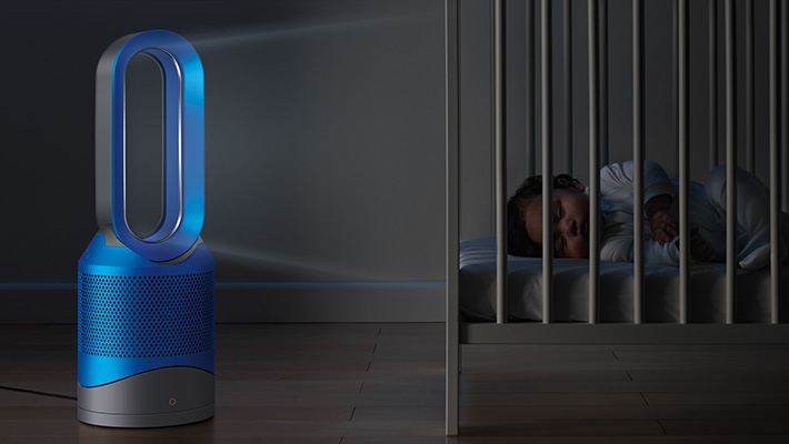 Purificador de aire - Dyson Pure Hot & Cool, Calefactor, Ventilador, 1200W, Azul