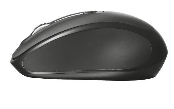 Ratón inalámbrico - Trust 21192, óptico, Bluetooth, Negro
