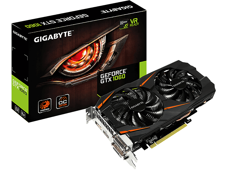 Tarjeta Gráfica | Gigabyte GTX 1060 WINDFORCE OC 3GB DDR5