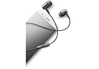 Auriculares de botón - Cellular Line Voice In-Ear, Cable, Micrófono, Negro