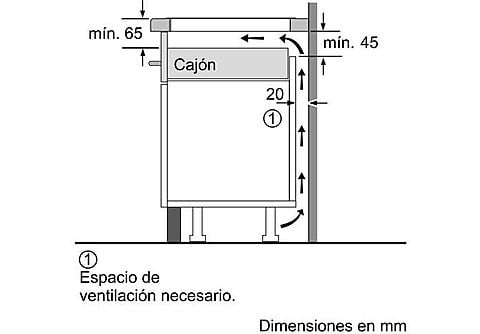 Placa inducción - Balay 3EB965LR, 3 zonas, 28 cm, Negro