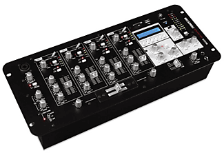 Mezcladora DJ - Fonestar SM-1641UB, 4 canales, 8 entradas, micrófono, USB, SD, MP3